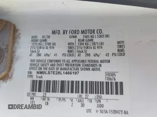 2020 Ford Transit Connect XL с VIN NM0LS7E28L1466197, выставлен на аукционе IAAI как лот 42294897 с пробегом 103 684 миль миль и . История ставок и продаж доступна на DreamBid. Изображение 9.