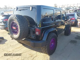 2017 Jeep Wrangler Unlimited Sahara with VIN 1C4BJWEG5HL635319, listed as a IAAI auction lot 42224748 with 141,214 mi miles and . Bid and sale history available at DreamBid. Image 4.