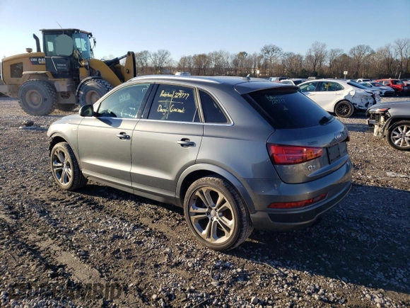 2016 Audi Q3 Prestige with VIN WA1FFCFS9GR007371, listed as a Copart auction lot 81291073 with 60,445 mi miles and . Bid and sale history available at DreamBid. Image 2.