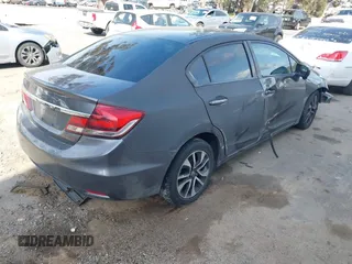 2014 Honda Civic Sedan EX with VIN 19XFB2F80EE268591, listed as a IAAI auction lot 41914223 with 1 mi miles. Bid and sale history available at carsss.com. Image 4.