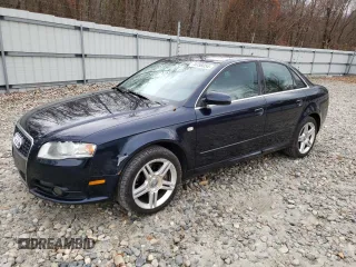 2008 Audi A4 2.0T z VIN WAUDF78E78A076598, wystawiony jako Copart lot #78758054 z przebiegiem 142 743 mil mil oraz Czysty tytuł • Clean title. Historia ofert i sprzedaży dostępna na DreamBid. Obrazek 1.