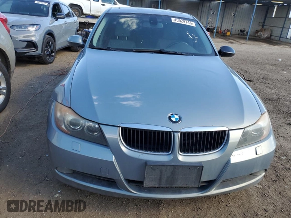 2007 BMW 3 Series 328xi with VIN WBAVC93587KX57667, listed as a Copart auction lot 45929745 with 129,137 mi miles and Salvage title. Bid and sale history available at DreamBid. Image 5.