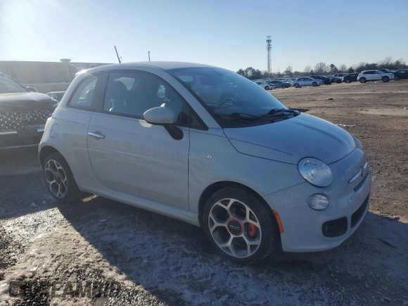2016 FIAT 500 Sport with VIN 3C3CFFBR3GT177184, listed as a Copart auction lot 88758625 with 65,977 mi miles and Salvage title. Bid and sale history available at DreamBid. Image 4.