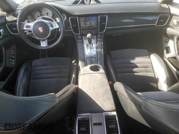 2015 Porsche Panamera GTS with VIN WP0AF2A7XFL080120, listed as a Copart auction lot 46506855 with 108,829 mi miles and Salvage title. Bid and sale history available at DreamBid. Image 8.