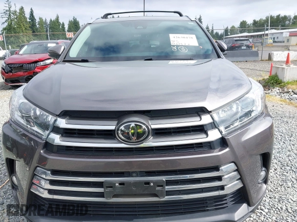 2017 Toyota Highlander Limited with VIN 5TDDZRFH8HS380934, listed as a IAAI auction lot 42630478 with 87,634 mi miles and . Bid and sale history available at DreamBid. Image 6.