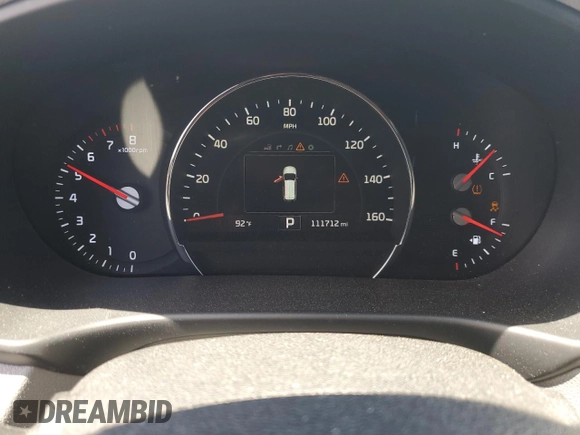 2016 Kia Sorento EX with VIN 5XYPH4A58GG117774, listed as a Copart auction lot 58323205 with 111,712 mi miles and Salvage title. Bid and sale history available at DreamBid. Image 9.