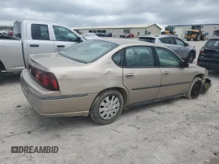 2001 Chevrolet Impala with VIN 2G1WF55E519281867, listed as a Copart auction lot 51529345 with Not provided miles and Salvage title. Bid and sale history available at DreamBid. Image 3.