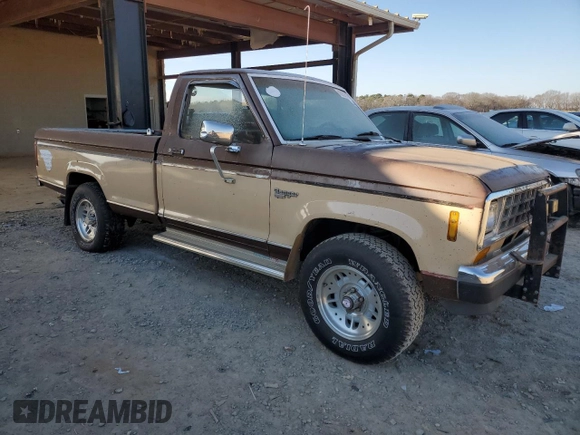 1986 Ford Ranger with VIN 1FTCR11T3GUA76445, listed as a Copart auction lot 42057615 with 25,238 mi miles and Clean Title. Bid and sale history available at DreamBid. Image 4.