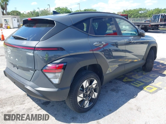 2025 Hyundai Kona SEL with VIN KM8HBCAB6SU232611, listed as a IAAI auction lot 42016054 with 6,383 mi miles. Bid and sale history available at carsss.com. Image 4.