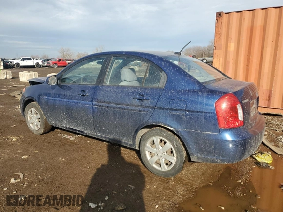 2010 Hyundai Accent GLS with VIN KMHCN4AC7AU453990, listed as a Copart auction lot 46667245 with 69,202 mi miles and Salvage Title. Bid and sale history available at carsss.com. Image 2.