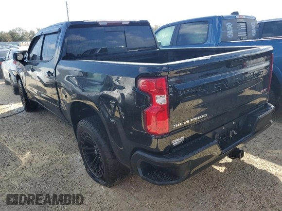2020 Chevrolet Silverado 1500 RST with VIN 3GCPWDED5LG214689, listed as a Copart auction lot 76002194 with Not Provided miles and Non Repairable. Bid and sale history available at DreamBid. Image 2.