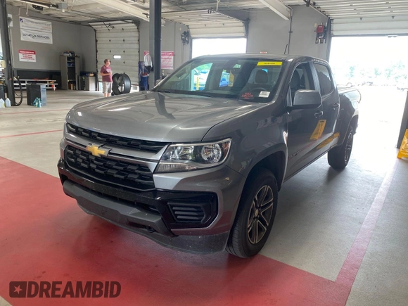 2021 Chevrolet Colorado 4WD Work Truck with VIN 1GCGTBEN0M1131662, listed as a IAAI auction lot 42788983 with 78,205 mi miles and . Bid and sale history available at DreamBid. Image 9.