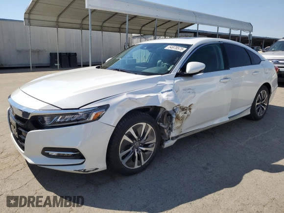 2019 Honda Accord EX-L with VIN 1HGCV3F5XKA015445, listed as a Copart auction lot 54978575 with 68,200 mi miles and Salvage title. Bid and sale history available at DreamBid. Image 1.