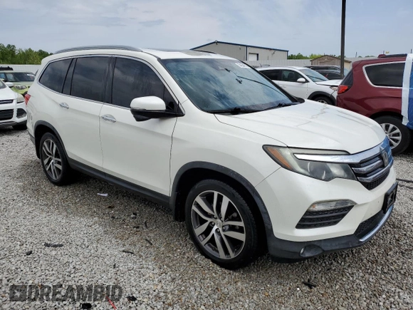 2016 Honda Pilot Touring with VIN 5FNYF6H92GB057531, listed as a Copart auction lot 54354145 with 86,806 mi miles and Salvage Title. Bid and sale history available at DreamBid. Image 4.
