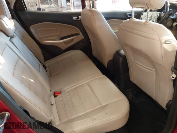 2019 Ford EcoSport Titanium with VIN MAJ6S3KL0KC310265, listed as a IAAI auction lot 41390172 with 93,731 mi miles and . Bid and sale history available at DreamBid. Image 8.