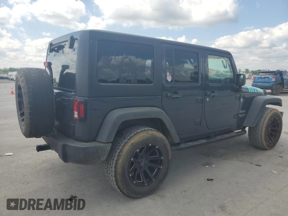 2017 Jeep Wrangler Unlimited Sport z VIN 1C4BJWDG4HL689583, wystawiony jako Copart lot #56117515 z przebiegiem 115 033 mil mil oraz Szkoda całkowita • Salvage title. Historia ofert i sprzedaży dostępna na DreamBid. Obrazek 3.