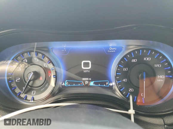 2022 Chrysler 300 S with VIN 2C3CCABG8NH184406, listed as a Copart auction lot 48822155 with 38,899 mi miles and Salvage title. Bid and sale history available at DreamBid. Image 9.