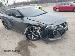 2018 Nissan Maxima S with VIN 1N4AA6AP0JC384660, listed as a IAAI auction lot 41617587 with 121,463 mi miles and . Bid and sale history available at DreamBid. Image 1.