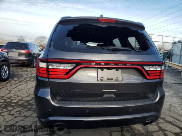 2019 Dodge Durango SXT Plus with VIN 1C4RDJAG1KC718252, listed as a Copart auction lot 84152794 with 113,047 mi miles and Salvage title. Bid and sale history available at DreamBid. Image 6.