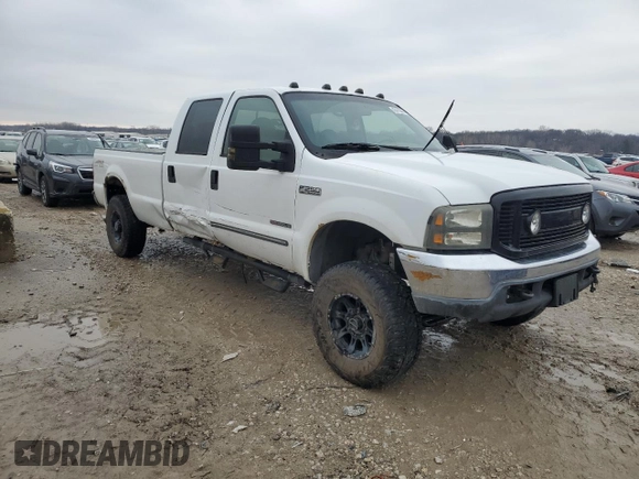 1999 Ford Super Duty F-250 XL with VIN 1FTNW21F1XEE68447, listed as a Copart auction lot 43470365 with 239,074 mi miles and Salvage Title. Bid and sale history available at carsss.com. Image 4.