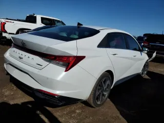 2021 Hyundai Elantra Limited with VIN 5NPLP4AG3MH031392, listed as a Copart auction lot 44696405 with 75,580 mi miles and Salvage Title. Bid and sale history available at DreamBid. Image 3.