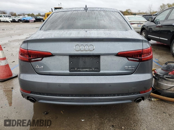 2017 Audi A4 Prestige with VIN WAUFNAF41HN052762, listed as a Copart auction lot 78366894 with 109,391 mi miles and Salvage Title. Bid and sale history available at carsss.com. Image 6.
