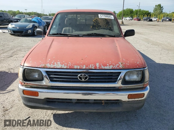 1995 Toyota Tacoma with VIN 4TAUN53B0SZ061887, listed as a Copart auction lot 57708685 with 281,658 mi miles and Clean title. Bid and sale history available at DreamBid. Image 5.