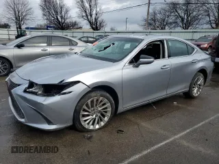 2022 Lexus ES 250 with VIN 58AD11D19NU008240, listed as a Copart auction lot 88265395 with Not provided miles and Salvage title. Bid and sale history available at DreamBid. Image 1.