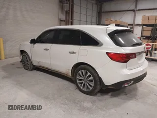 2014 Acura MDX Tech Pkg with VIN 5FRYD4H43EB042952, listed as a IAAI auction lot 41394833 with 85,329 mi miles. Bid and sale history available at carsss.com. Image 3.
