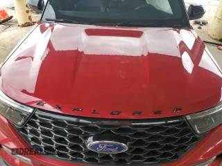 2023 Ford Explorer ST-Line with VIN 1FMSK7KH7PGA50423, listed as a Copart auction lot 73423344 with 25,136 mi miles and Salvage Title. Bid and sale history available at carsss.com. Image 11.