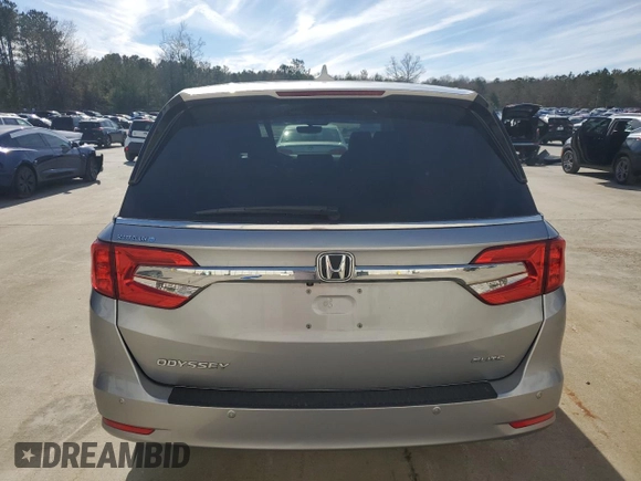 2020 Honda Odyssey Elite with VIN 5FNRL6H99LB007331, listed as a Copart auction lot 88478265 with 53,040 mi miles and Salvage Title. Bid and sale history available at DreamBid. Image 6.