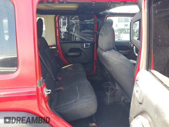 2020 Jeep Wrangler Unlimited Sport S with VIN 1C4HJXDN2LW279810, listed as a IAAI auction lot 42316998 with 106,667 mi miles and . Bid and sale history available at DreamBid. Image 8.