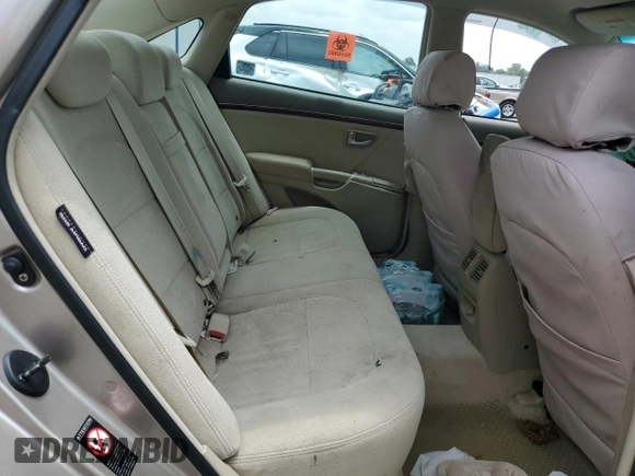 2007 Hyundai Azera GLS с VIN KMHFC46D97A235273, выставлен на аукционе Copart как лот 59891635 с пробегом 68 518 миль миль и Списание • Salvage title. История ставок и продаж доступна на DreamBid. Изображение 10.