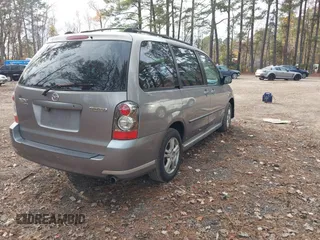 2005 Mazda MPV LX with VIN JM3LW28J650551360, listed as a IAAI auction lot 40951289 with 168,088 mi miles. Bid and sale history available at carsss.com. Image 4.