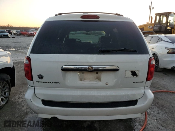 2007 Chrysler Town & Country LWB Touring with VIN 2A4GP54LX7R166984, listed as a Copart auction lot 87161504 with 301,005 mi miles and Salvage Title. Bid and sale history available at carsss.com. Image 6.