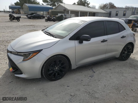 2022 Toyota Corolla Hatchback SE with VIN JTND4MBE1N3172514, listed as a Copart auction lot 48989725 with 21,714 mi miles and Clean Title. Bid and sale history available at carsss.com. Image 1.