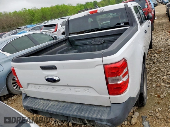 2022 Ford Maverick XL with VIN 3FTTW8E99NRA65177, listed as a Copart auction lot 50105825 with 53,933 mi miles and Salvage Title. Bid and sale history available at DreamBid. Image 6.