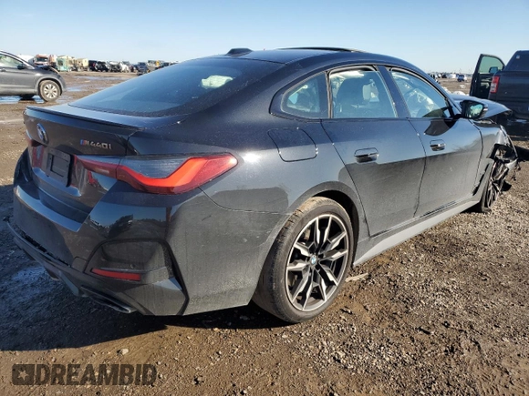 2022 BMW 4 Series M440i xDrive z VIN WBA13AW05NFL96789, wystawiony jako Copart lot #42176485 z przebiegiem Nie podano mil oraz Szkoda całkowita • Salvage title. Historia ofert i sprzedaży dostępna na DreamBid. Obrazek 3.