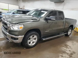 2021 Ram 1500 Big Horn with VIN 1C6SRFBT3MN696054, listed as a Copart auction lot 73539964 with 53,278 mi miles and Non Repairable. Bid and sale history available at carsss.com. Image 1.