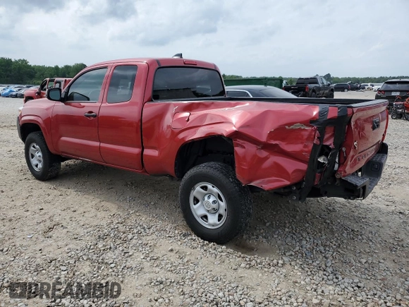 2020 Toyota Tacoma SR with VIN 3TYSX5EN8LT002204, listed as a Copart auction lot 56917255 with 101,968 mi miles and Salvage title. Bid and sale history available at DreamBid. Image 2.
