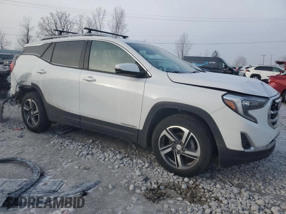 2019 GMC Terrain SLT with VIN 3GKALVEV6KL305929, listed as a Copart auction lot 44205805 with 65,194 mi miles and Clean Title. Bid and sale history available at carsss.com. Image 4.