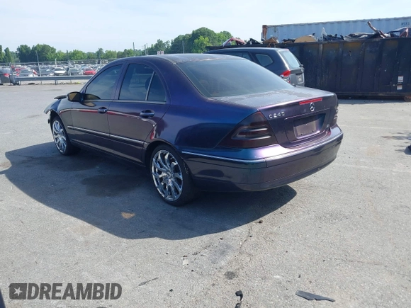 2003 Mercedes-Benz C 240 with VIN WDBRF61J73F394659, listed as a IAAI auction lot 42534142 with 3,774 mi miles and . Bid and sale history available at DreamBid. Image 3.
