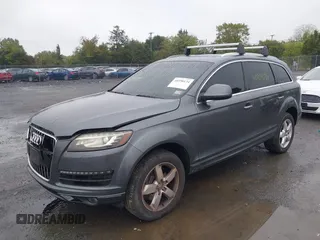 2013 Audi Q7 Premium Plus with VIN WA1LMAFE7DD004081, listed as a IAAI auction lot 40398134 with 143,475 mi miles and . Bid and sale history available at DreamBid. Image 2.