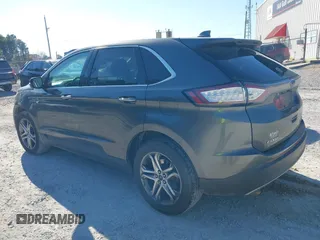 2015 Ford Edge Titanium z VIN 2FMTK3K90FBB13499, wystawiony jako IAAI lot #41492084 z przebiegiem 256 649 mil mil oraz . Historia ofert i sprzedaży dostępna na DreamBid. Obrazek 14.