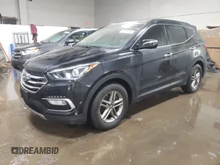 2018 Hyundai Santa Fe 2.4L with VIN 5NMZUDLB6JH081183, listed as a Copart auction lot 83575314 with 145,687 mi miles and Salvage title. Bid and sale history available at DreamBid. Image 1.