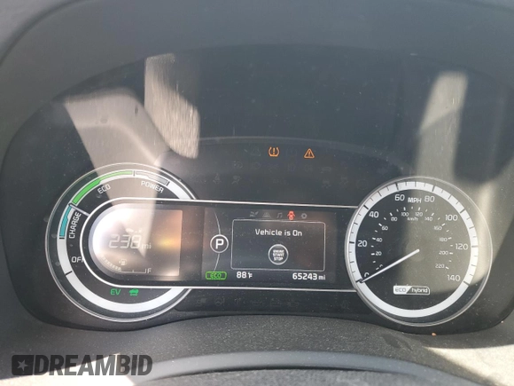 2019 Kia Niro LX with VIN KNDCB3LC8K5264085, listed as a Copart auction lot 56310404 with 65,243 mi miles and Salvage Title. Bid and sale history available at carsss.com. Image 9.