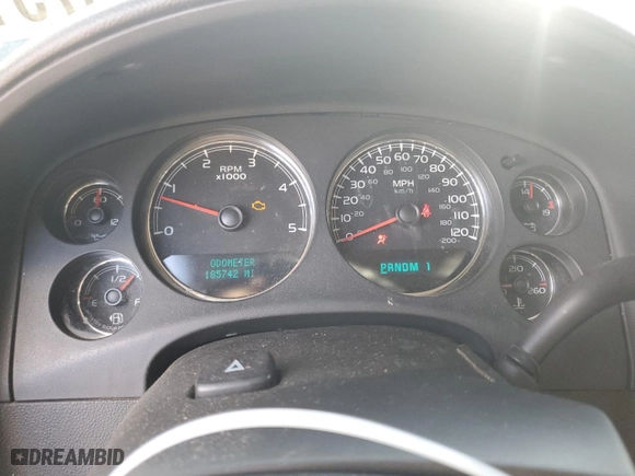2007 GMC Sierra 3500HD DRW SLE2 with VIN 1GTJK33687F566382, listed as a Copart auction lot 85123944 with 185,742 mi miles and Clean Title. Bid and sale history available at carsss.com. Image 9.