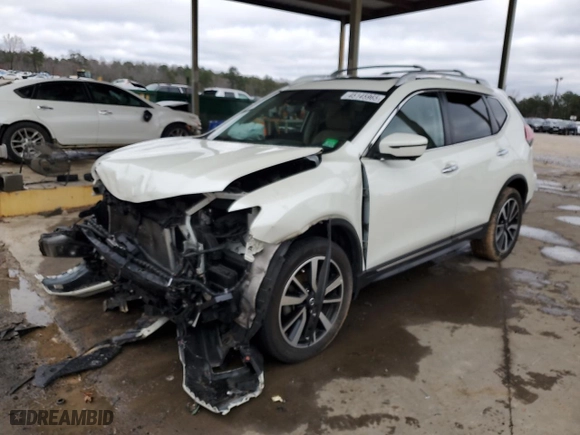 2020 Nissan Rogue SL with VIN 5N1AT2MV7LC760275, listed as a Copart auction lot 45145965 with 95,641 mi miles and Salvage Title. Bid and sale history available at carsss.com. Image 1.