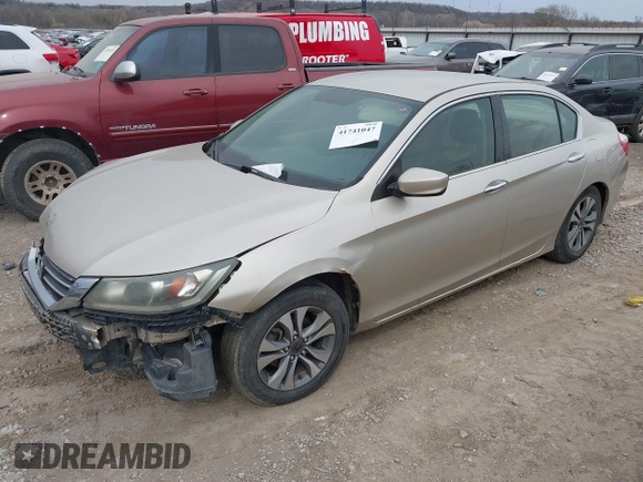 2014 Honda Accord Sedan LX with VIN 1HGCR2F31EA285374, listed as a IAAI auction lot 41741047 with 256,273 mi miles. Bid and sale history available at carsss.com. Image 23.