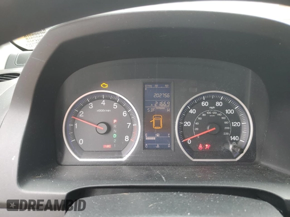 2011 Honda CR-V EX with VIN 3CZRE4H56BG702803, listed as a Copart auction lot 52568885 with 202,756 mi miles and Salvage Title. Bid and sale history available at carsss.com. Image 9.